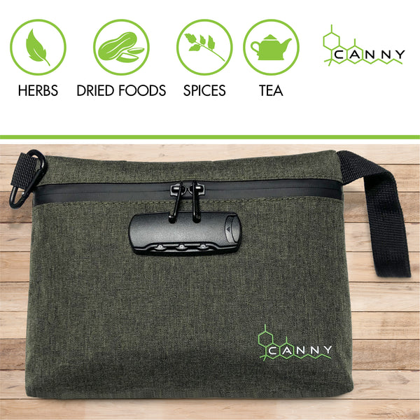 CANNY POUCH - Locking Smell Proof Pouch Activated Carbon